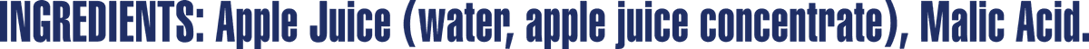 2025 OS 4oz 100 Apple Juice Hassia Ingredients