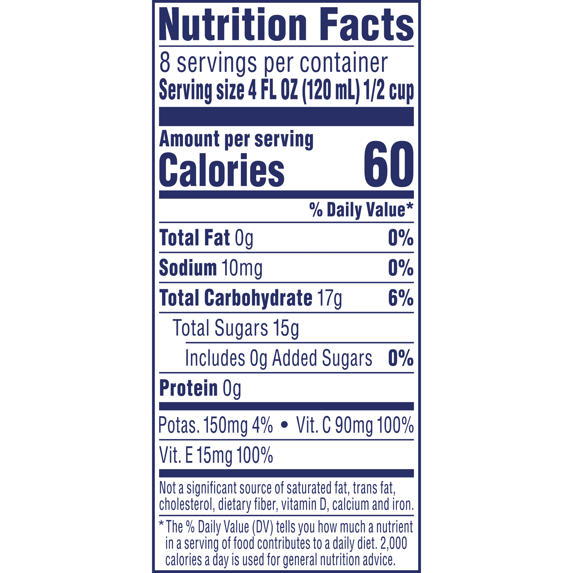 Nutrition Label