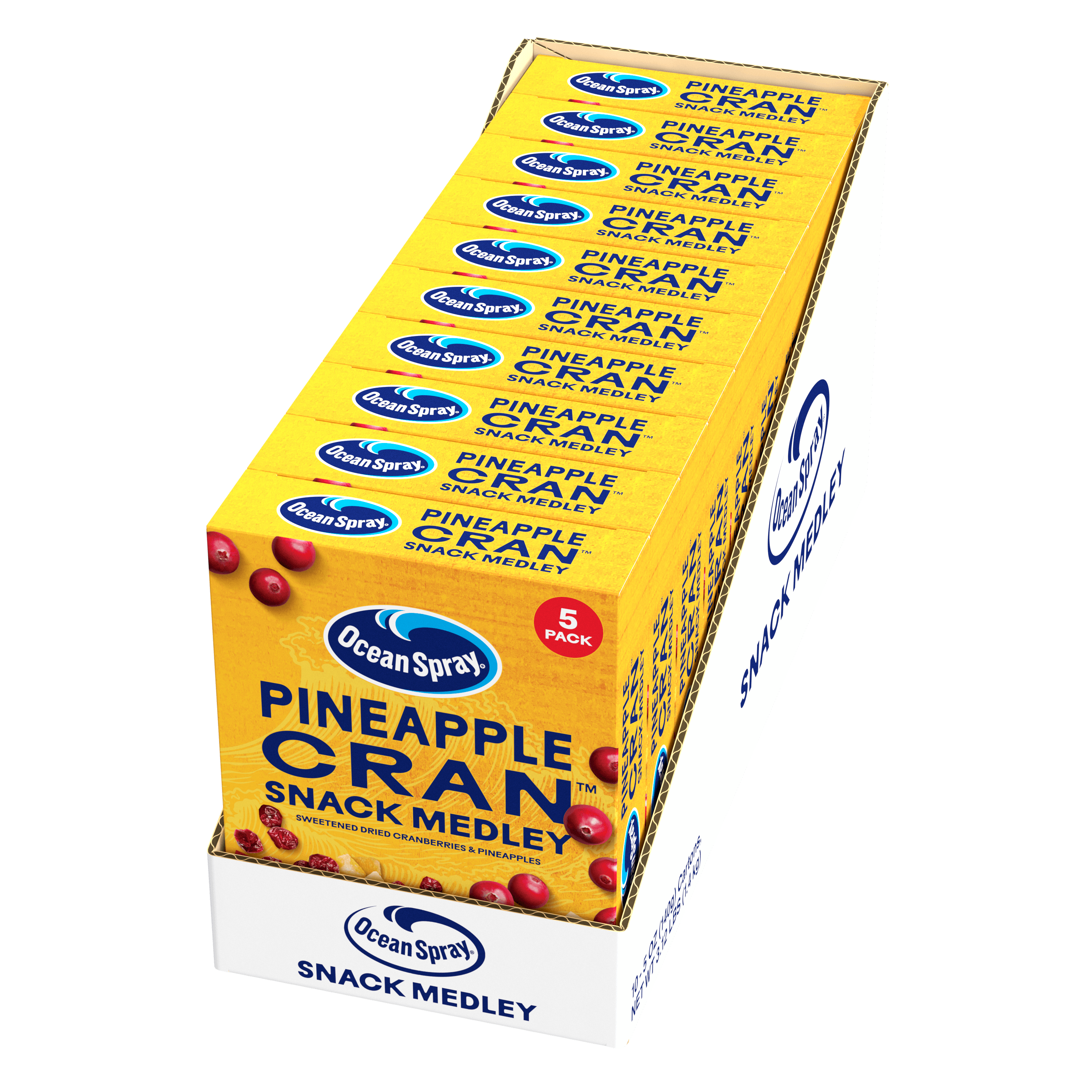 5oz OS Pineapple Cran 10ct Carton open 3