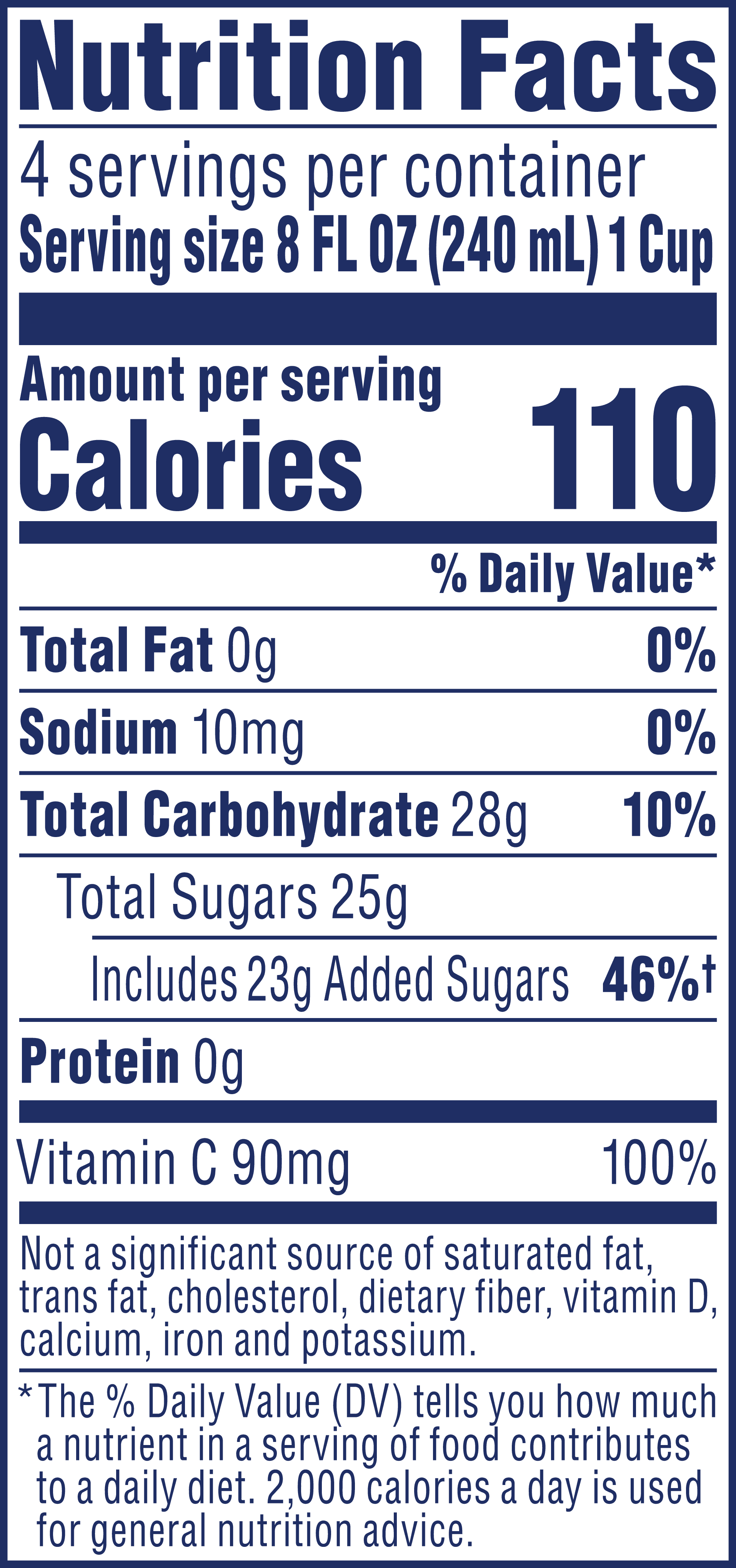 Nutrition Label