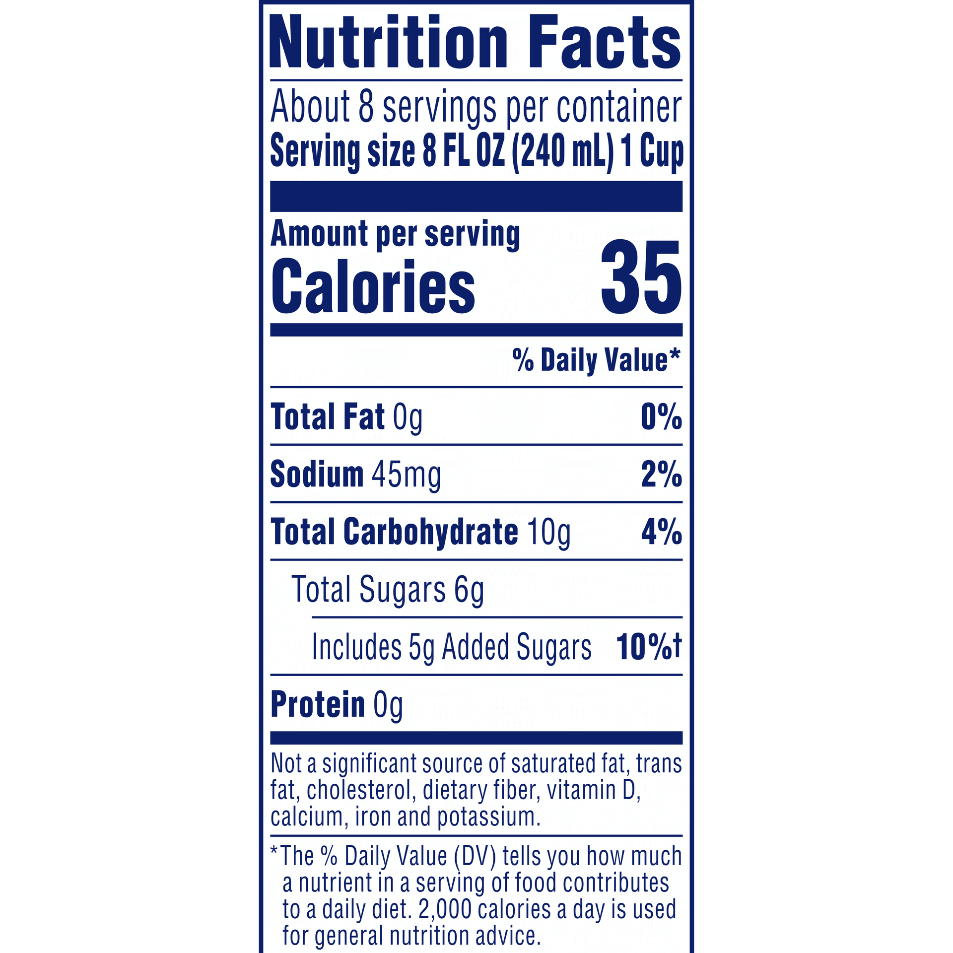 Nutrition Label