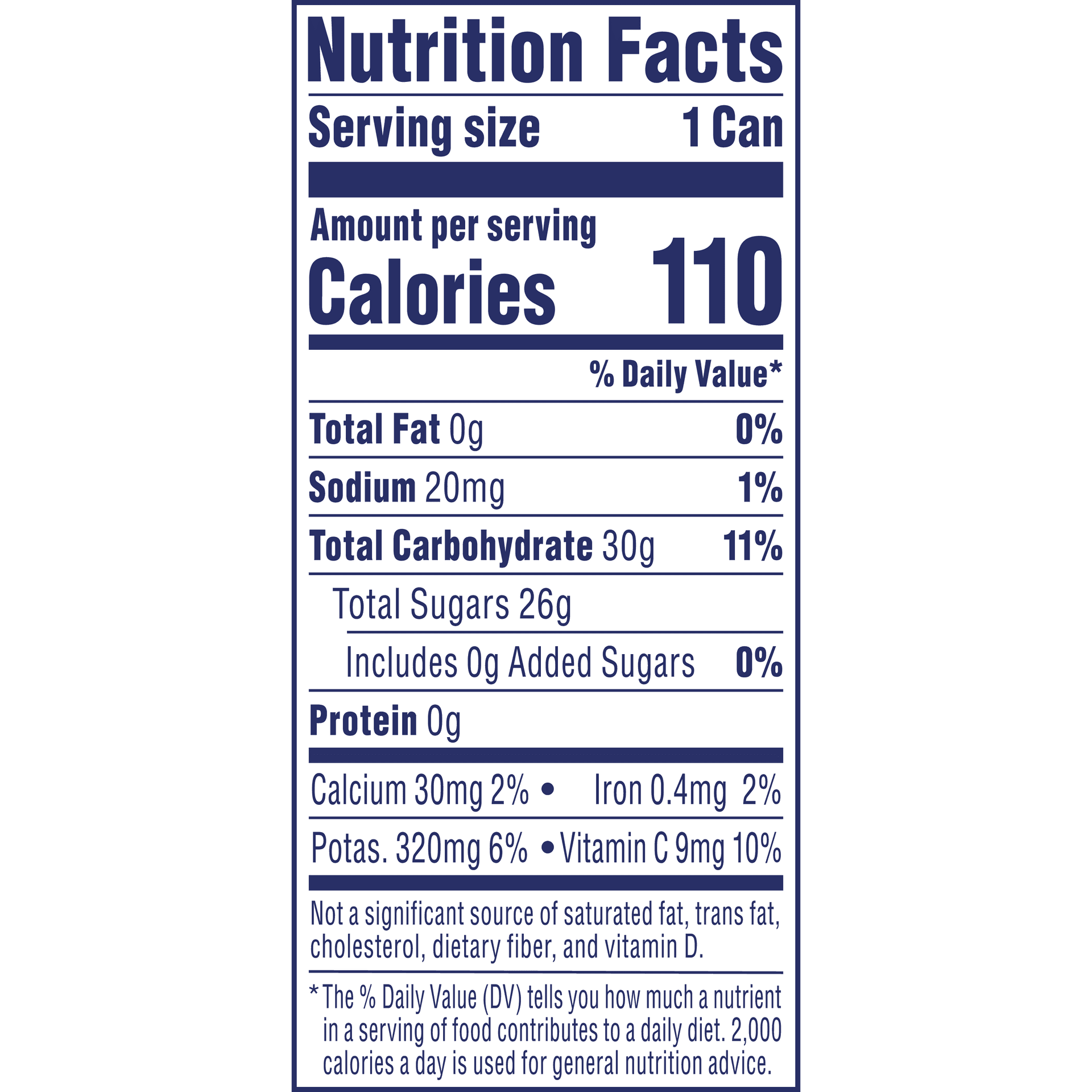 Nutrition Label