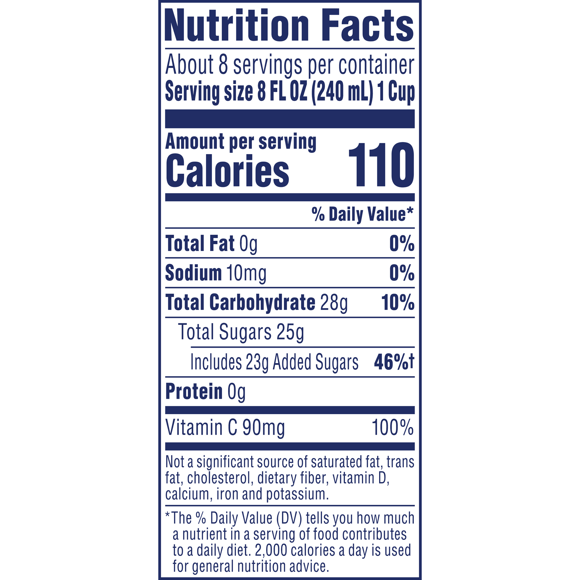 Nutrition Label
