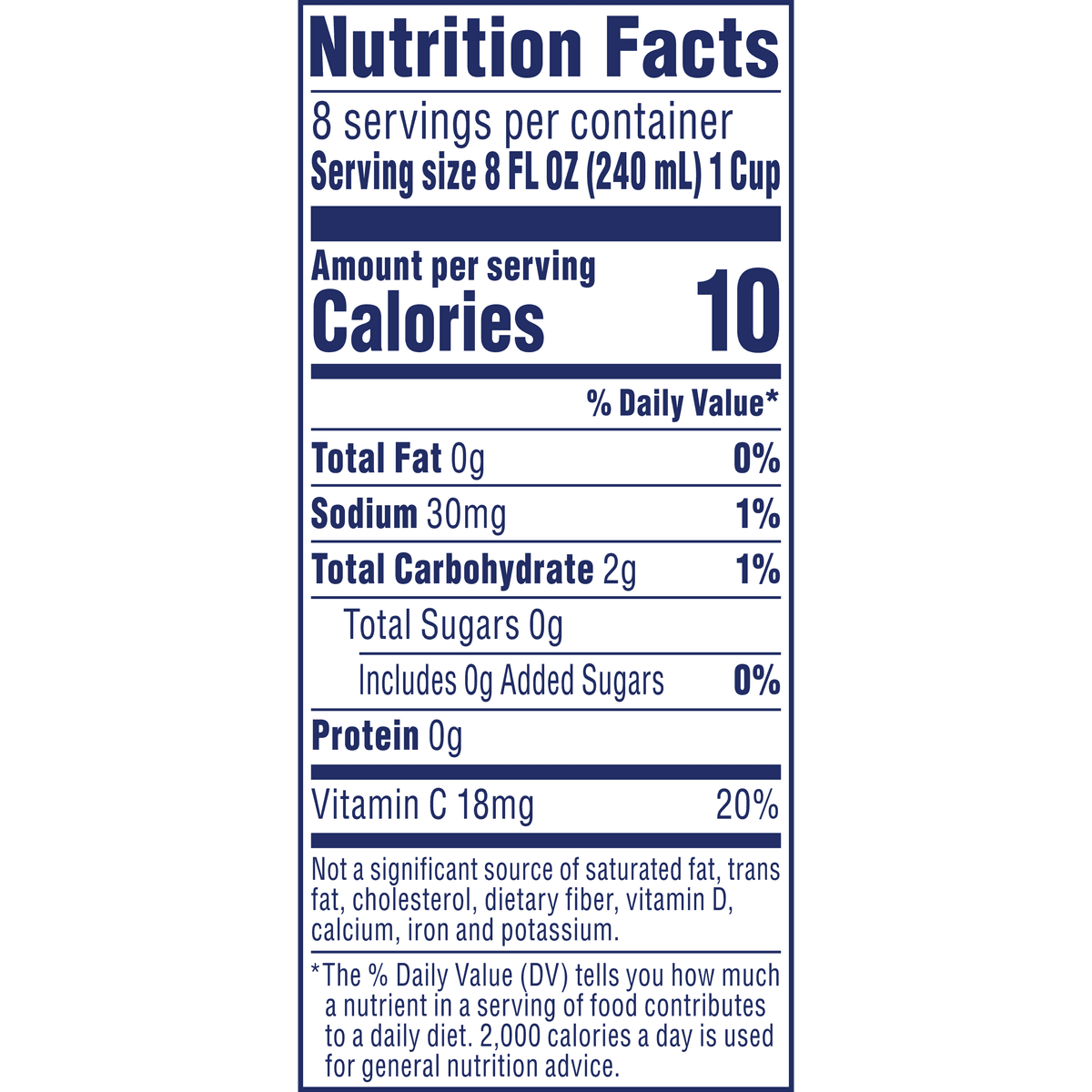 Nutrition Facts