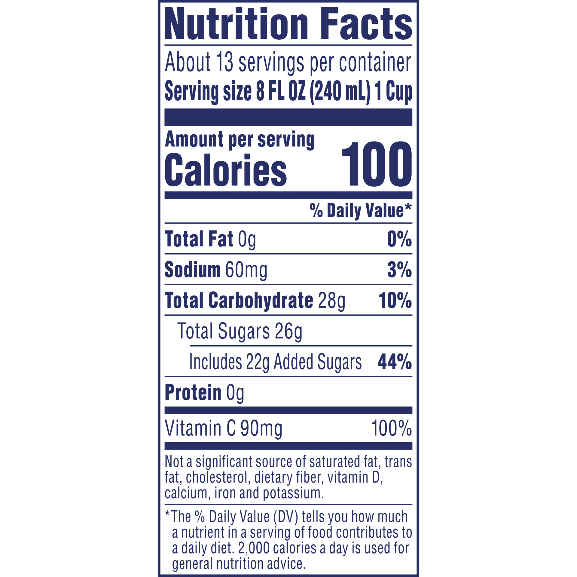 Nutrition Label