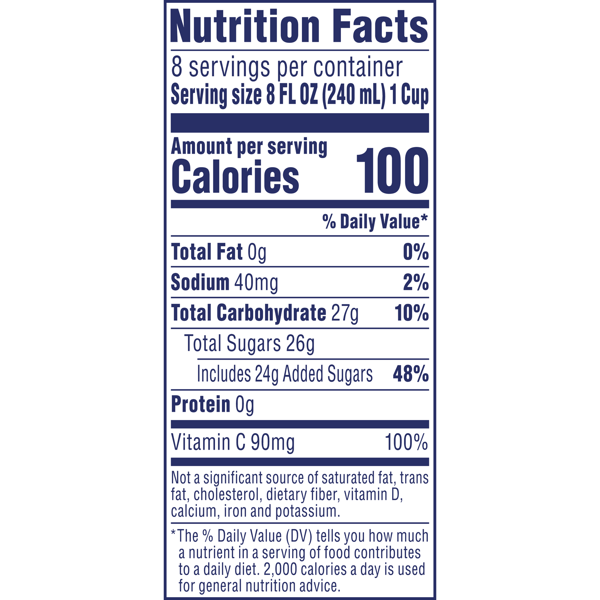 Nutrition Label