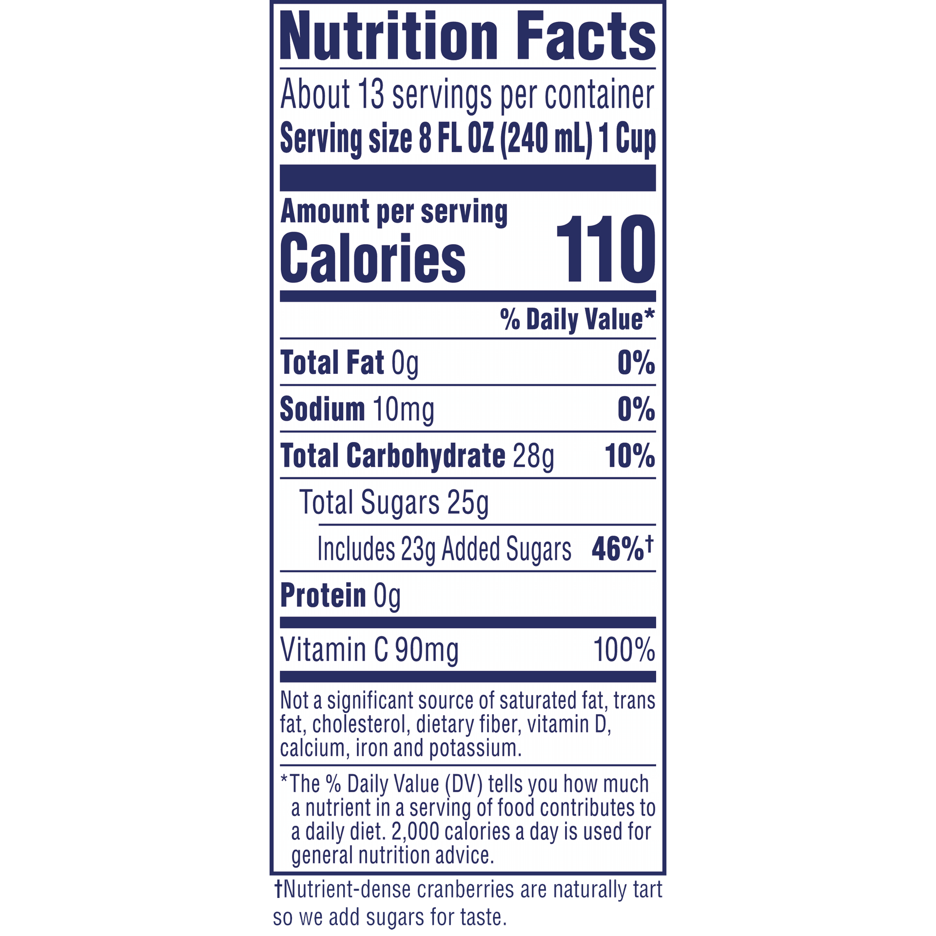 Nutrition Label
