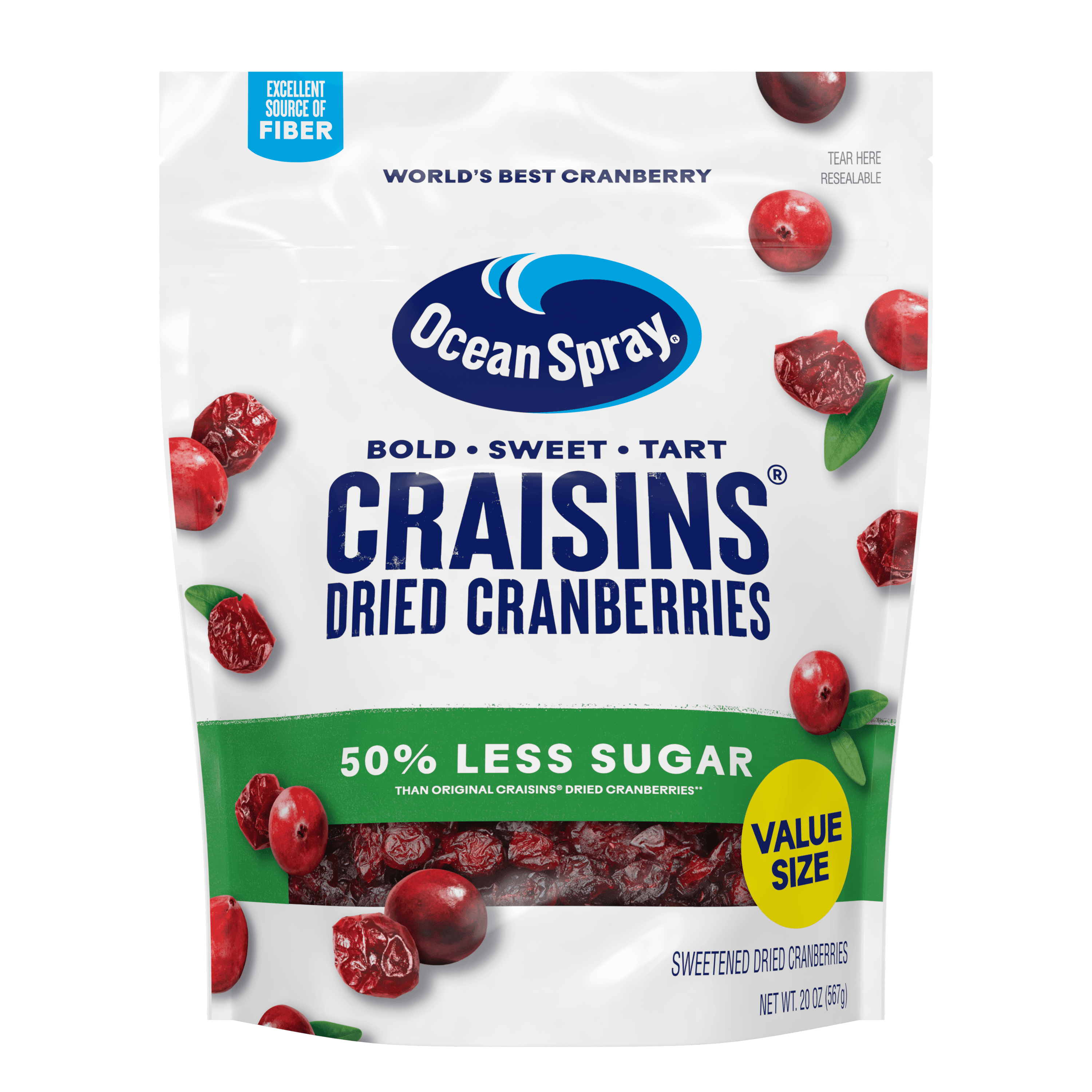 20oz OS Craisins LessSugar front