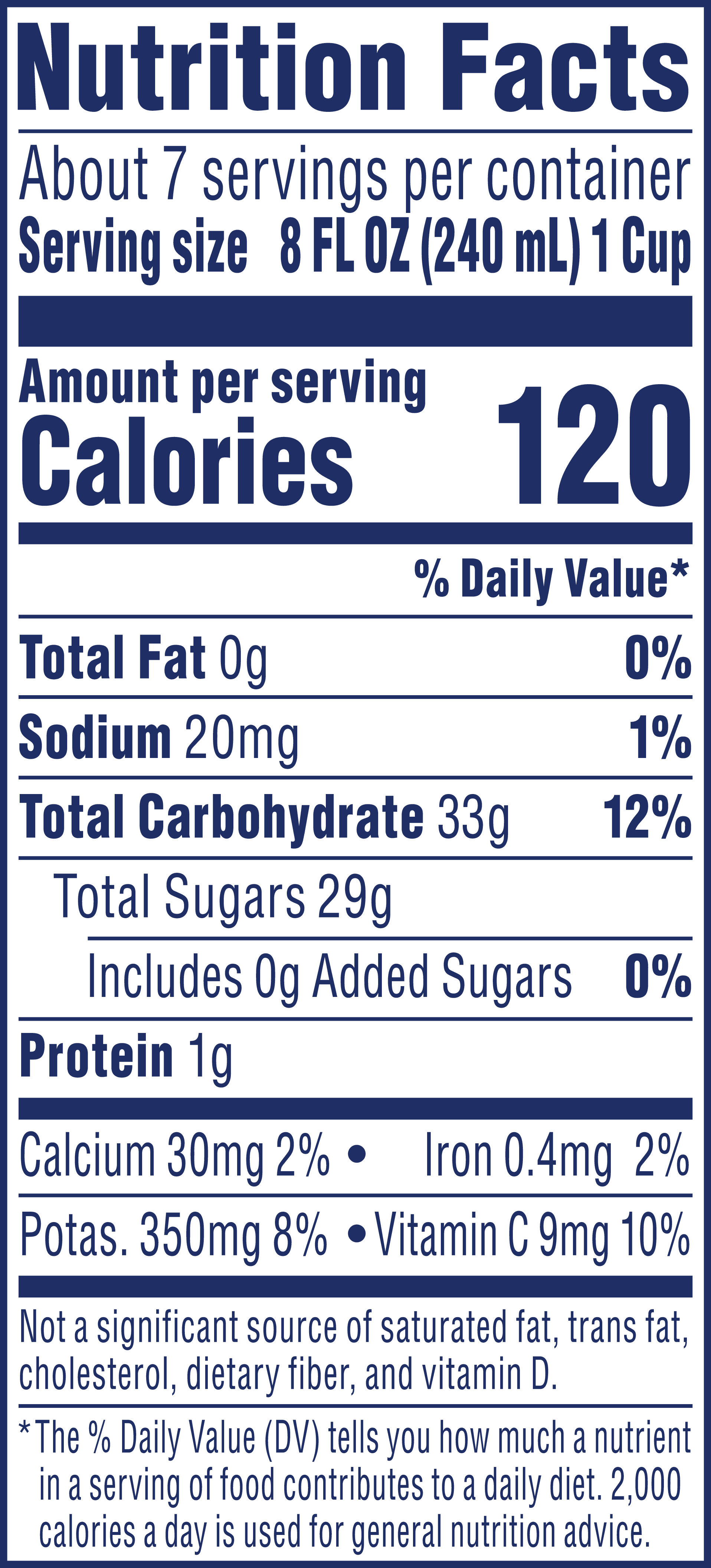 Nutrition Label
