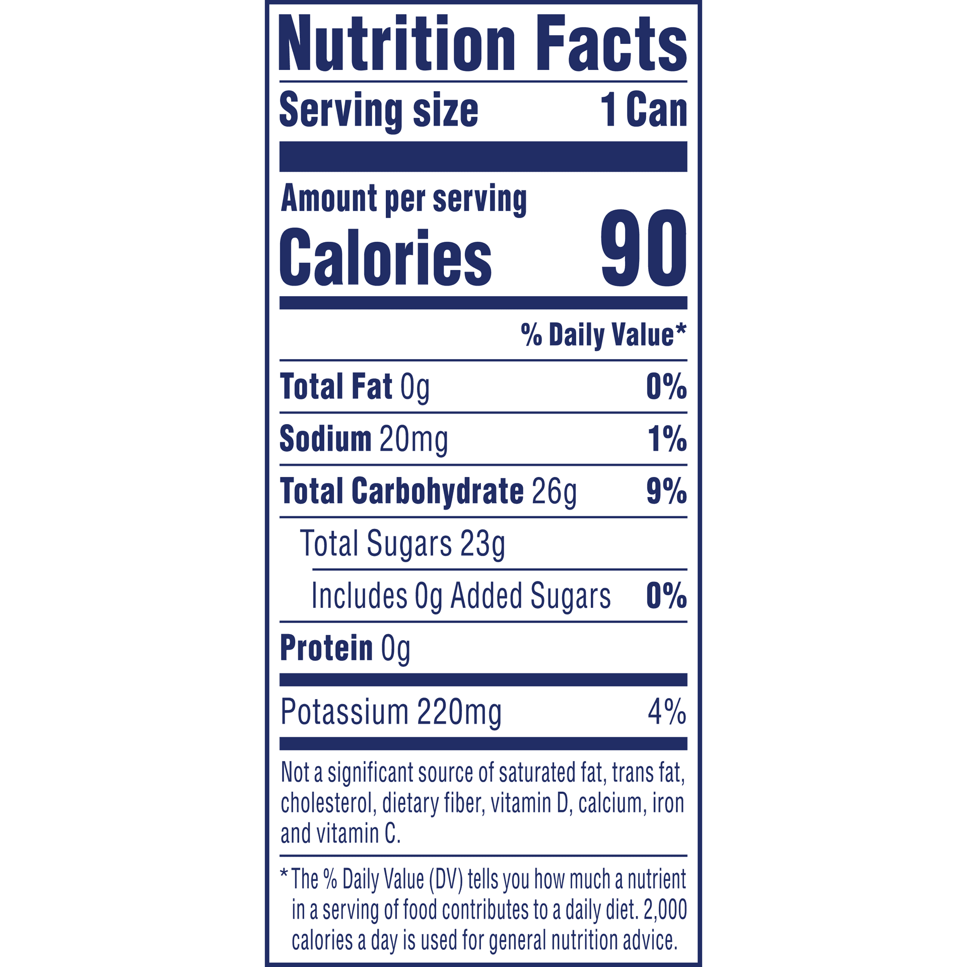 Nutrition Label