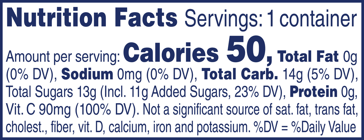 Nutrition Facts