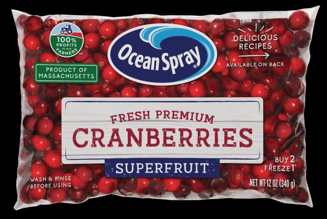 2019 OS 12oz Fresh Cranberries Product Of MA Front