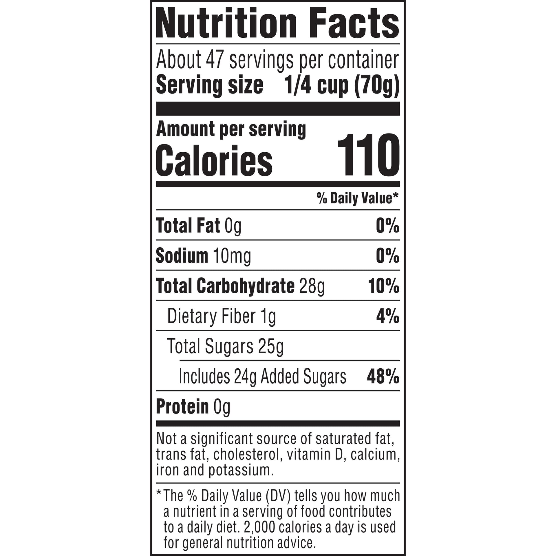 Nutrition Label