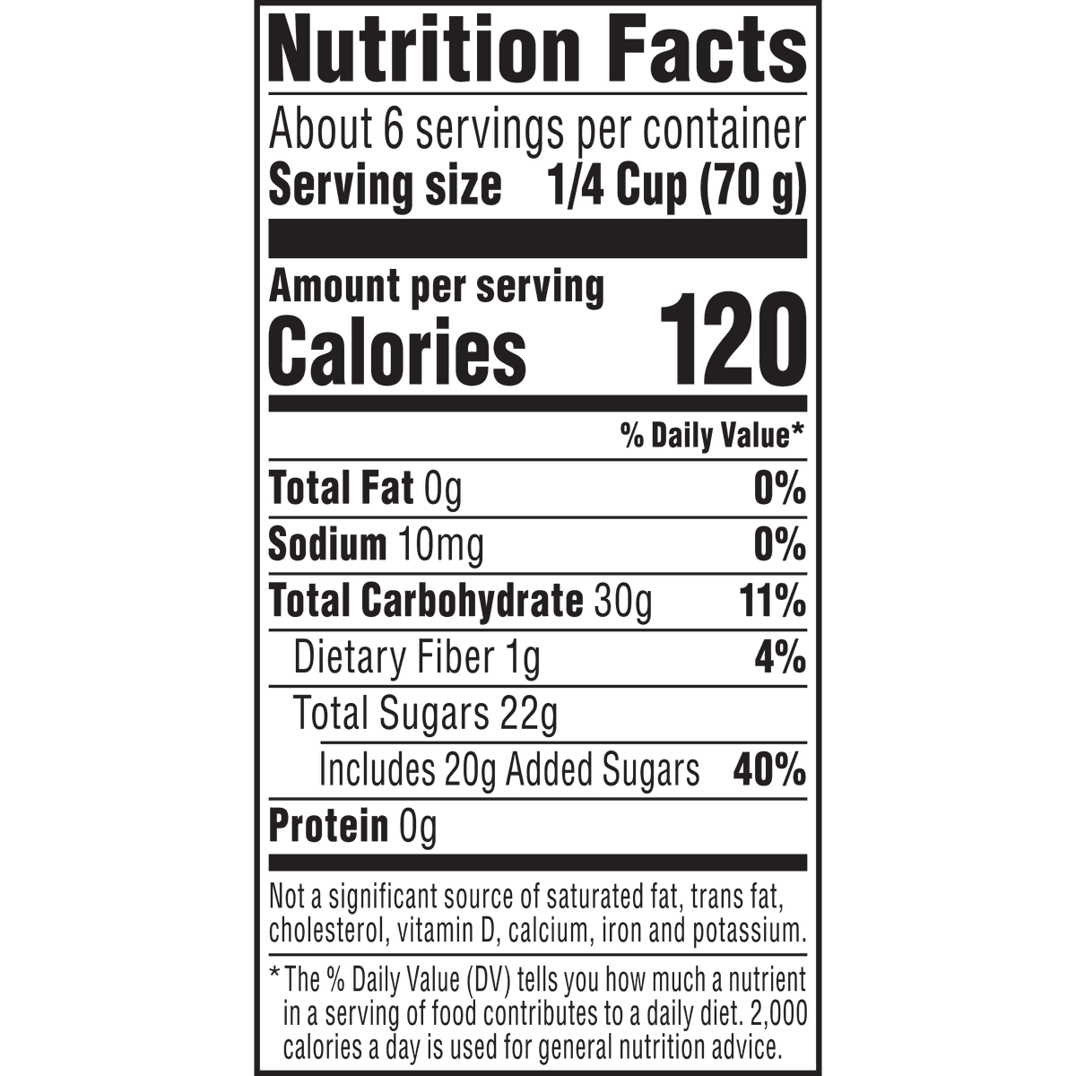 Nutrition Facts