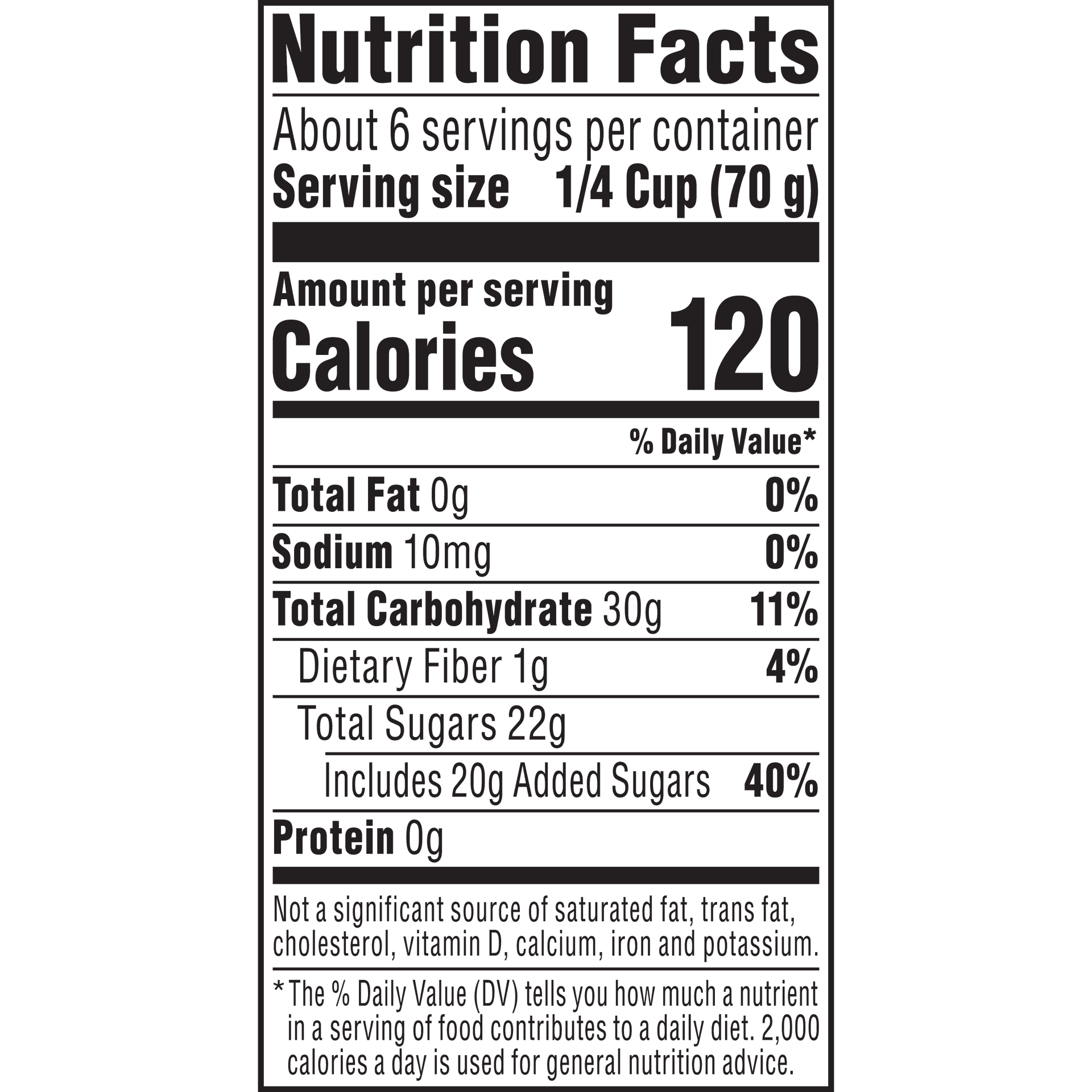 Nutrition Label