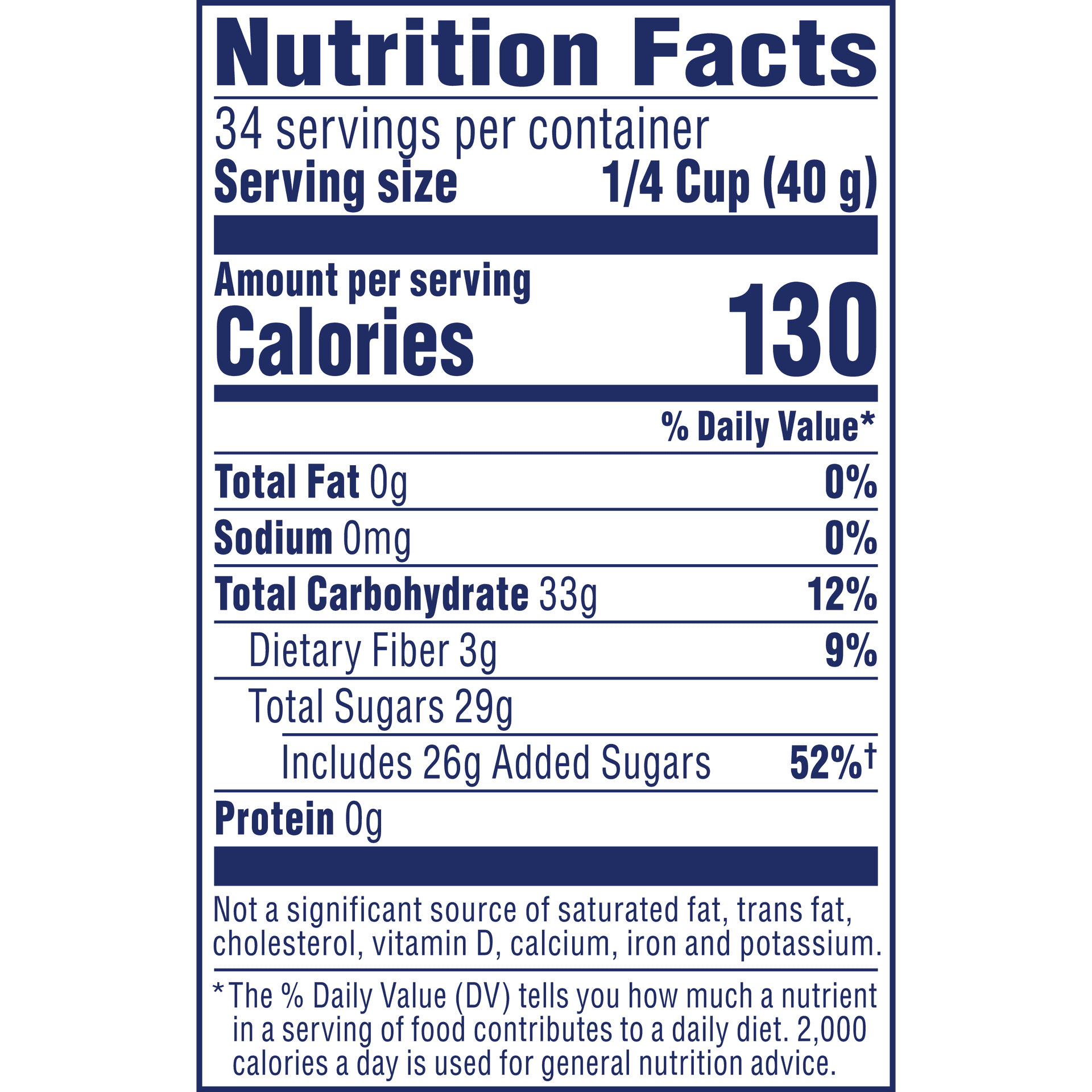 Nutrition Label