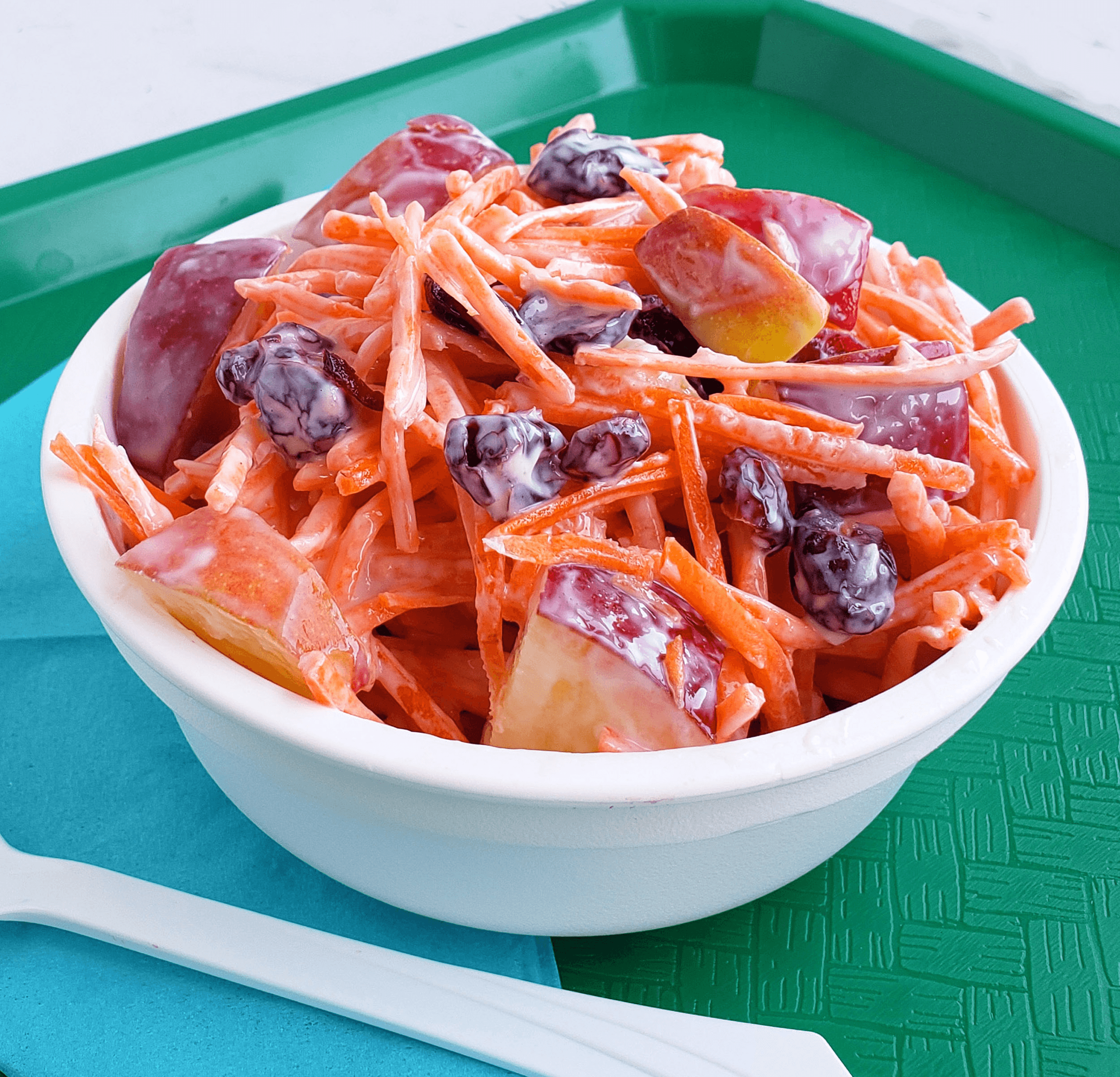Carrot, Apple & Cranberry Salad