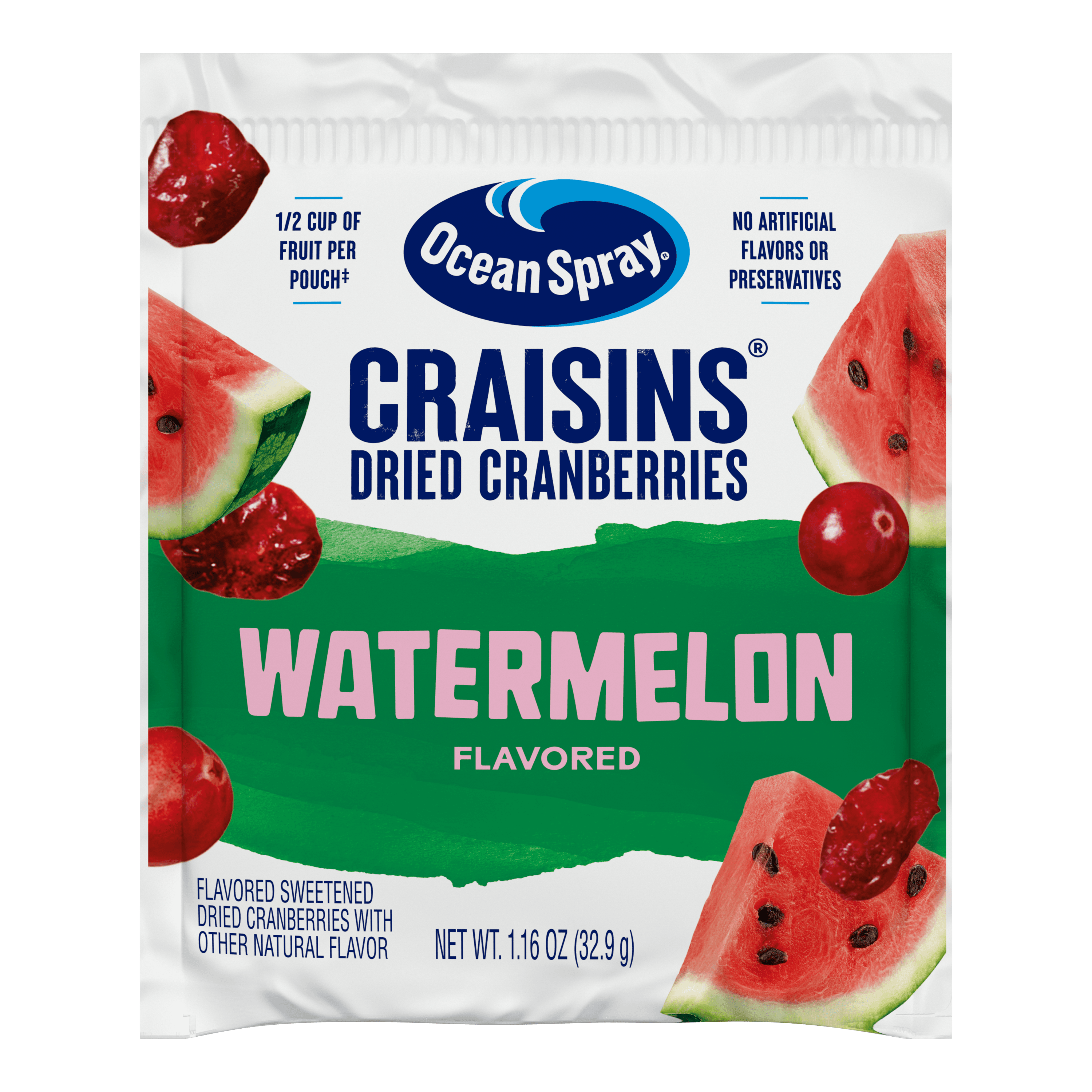 Craisins Watermelon 1p16oz front