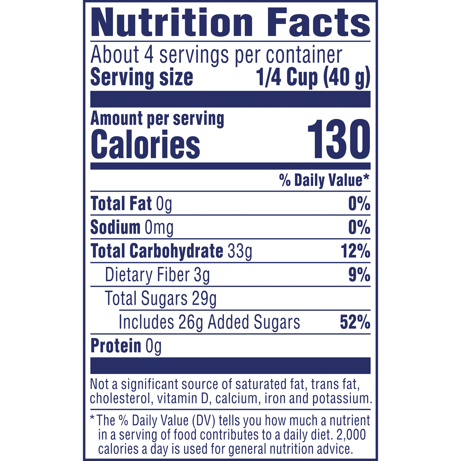 Nutrition Label