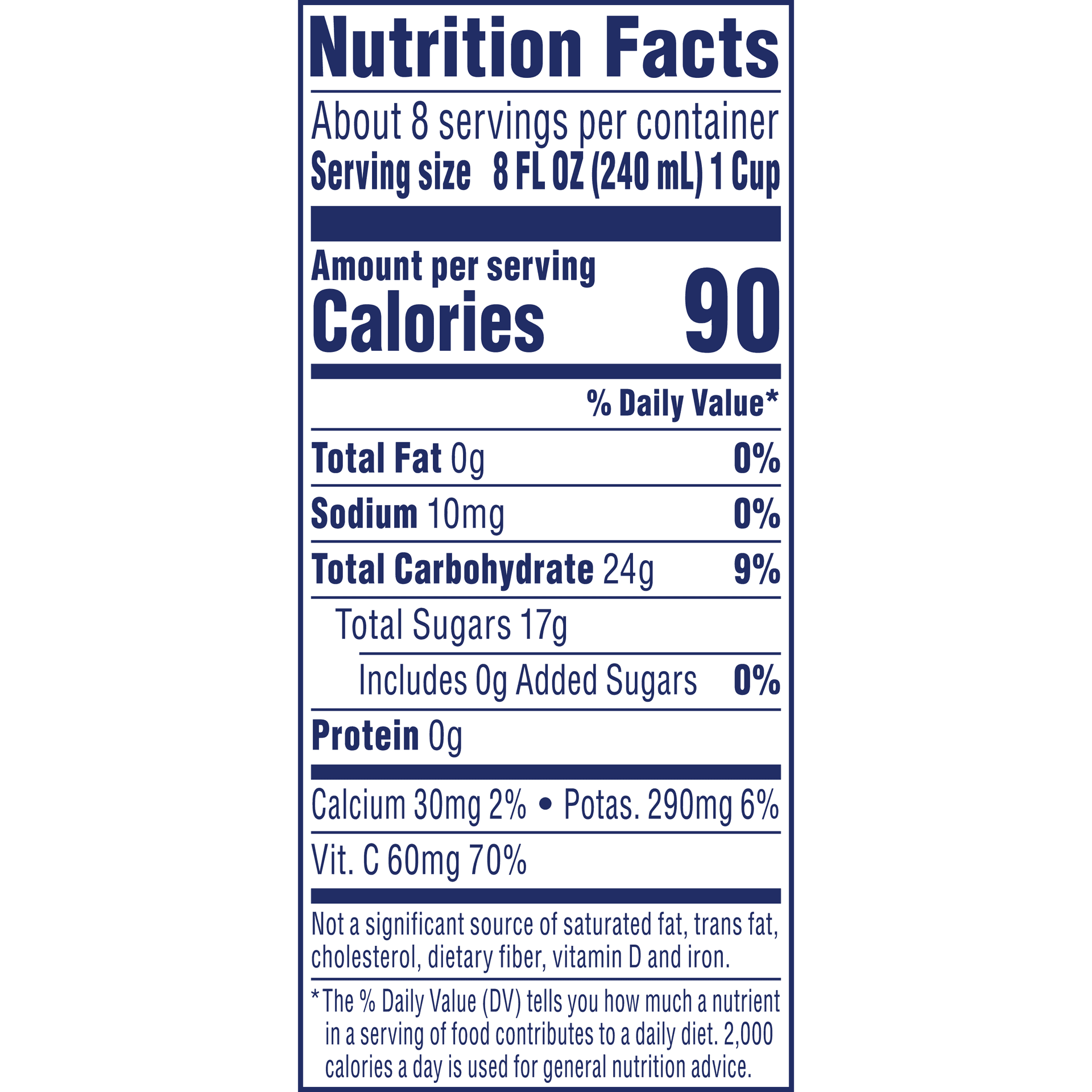 Nutrition Label