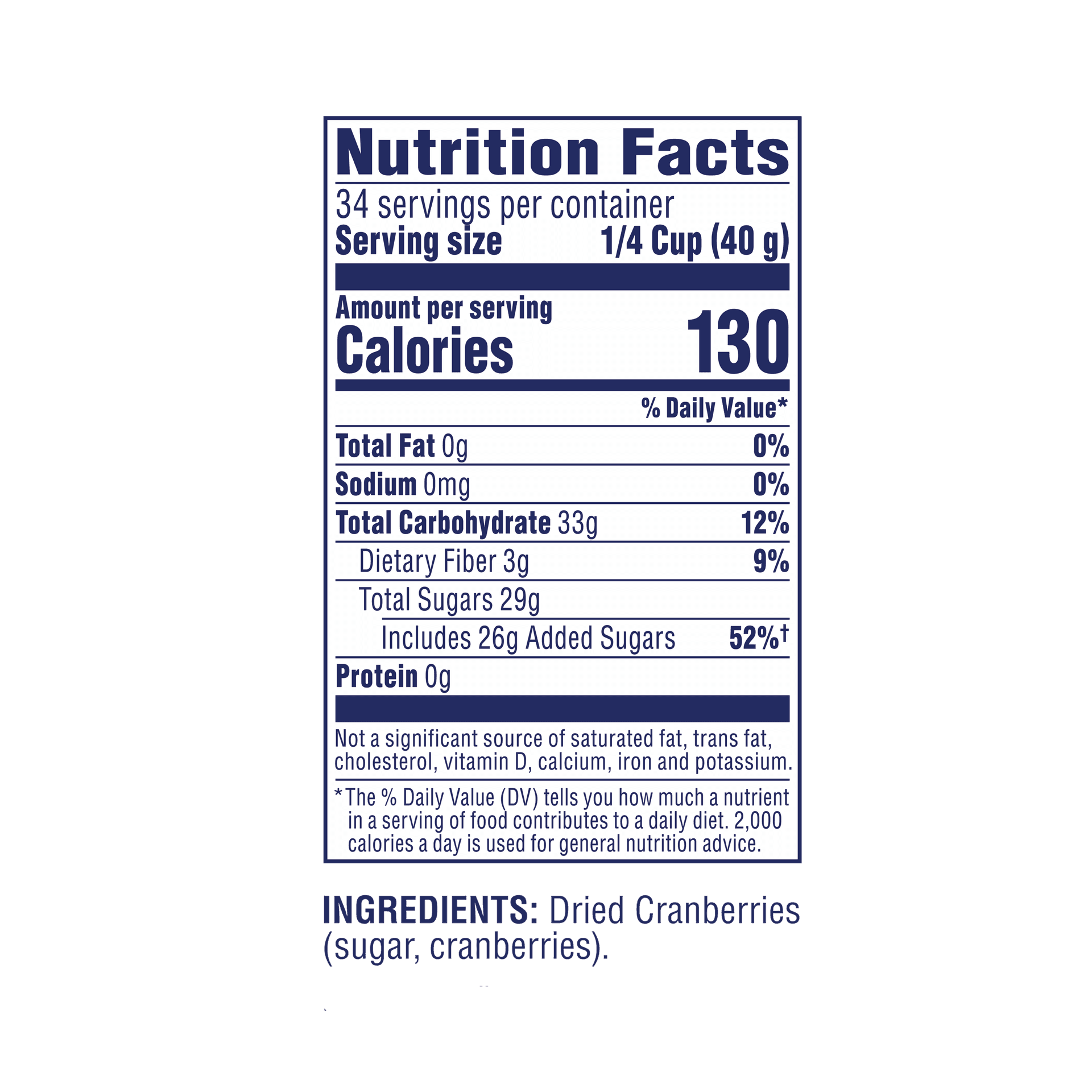 Nutrition Label