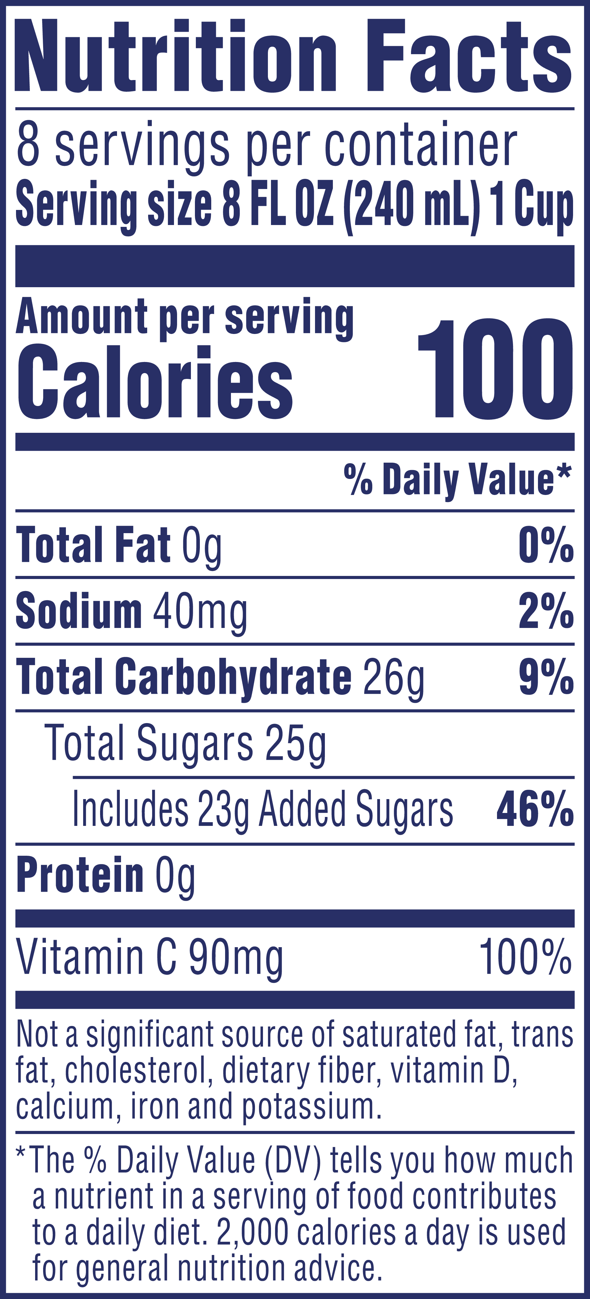Nutrition Label