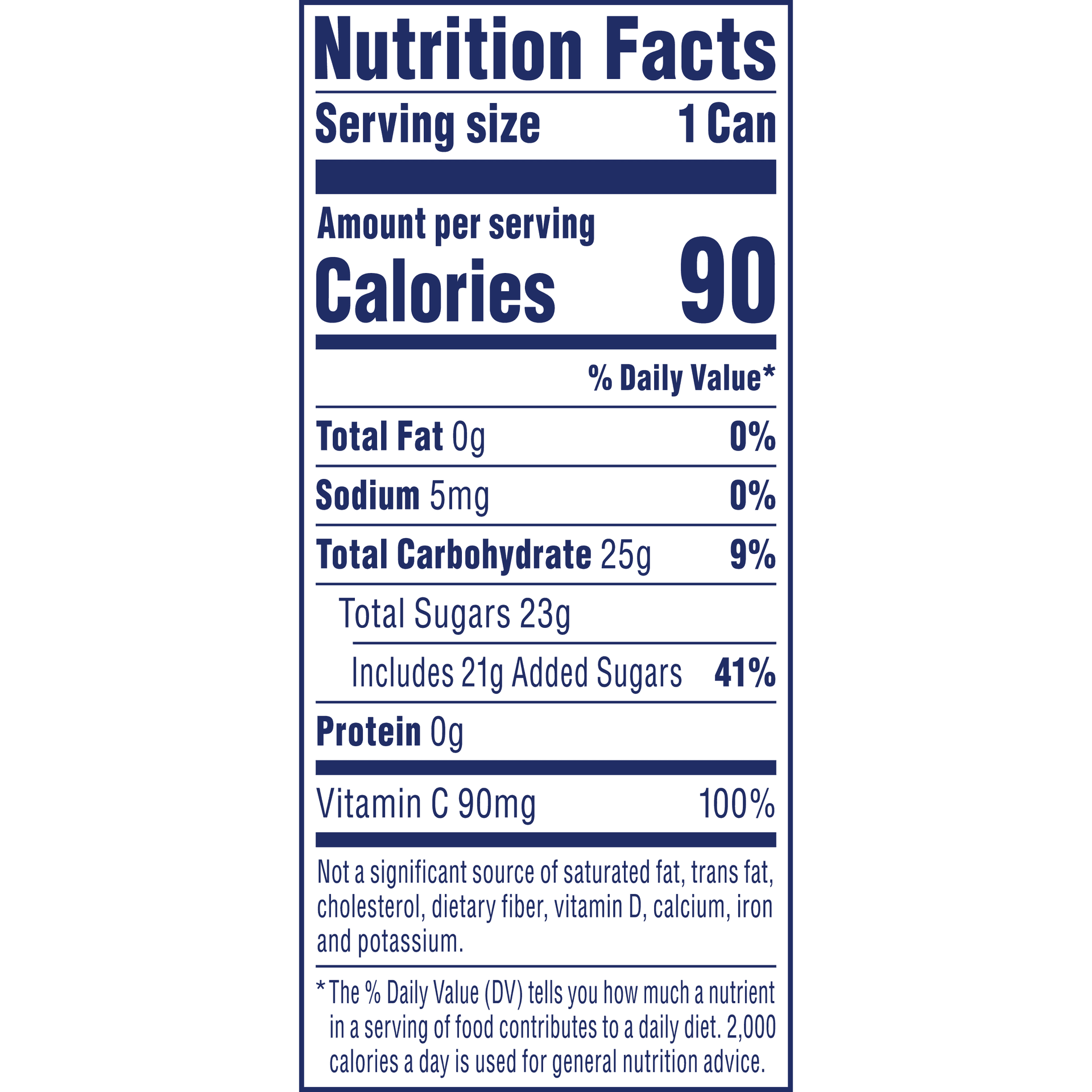Nutrition Label
