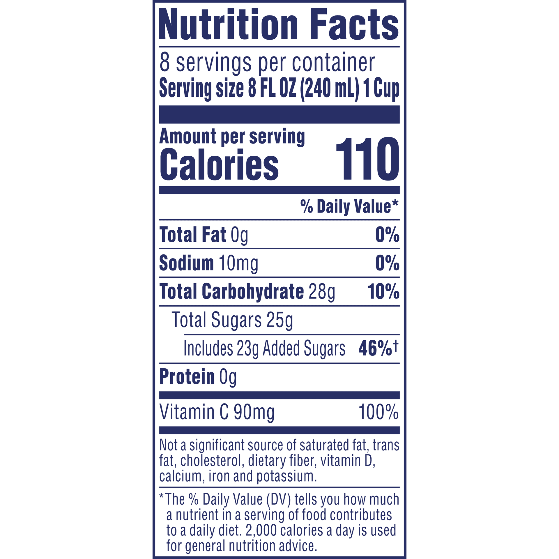 Nutrition Label
